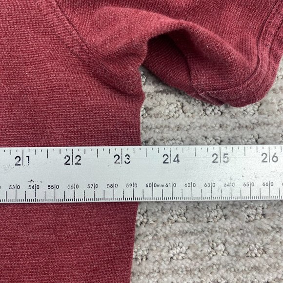 Eddie Bauer Polo Shirt Men Extra Large XL Red Casual Golf Chest Pocket Outdoors - Picture 7 of 8